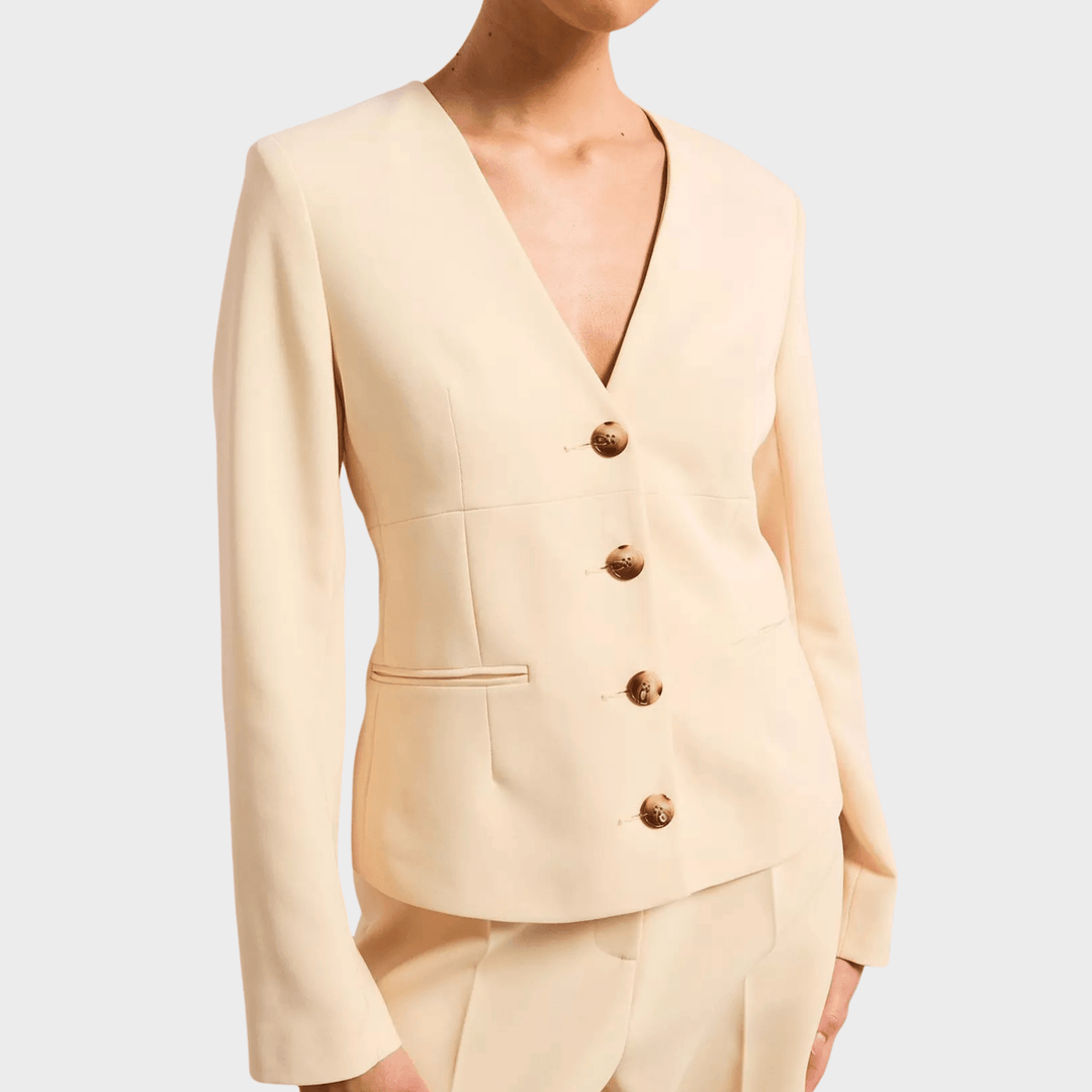RI V Neck Button Front Blazer from You Know Who's