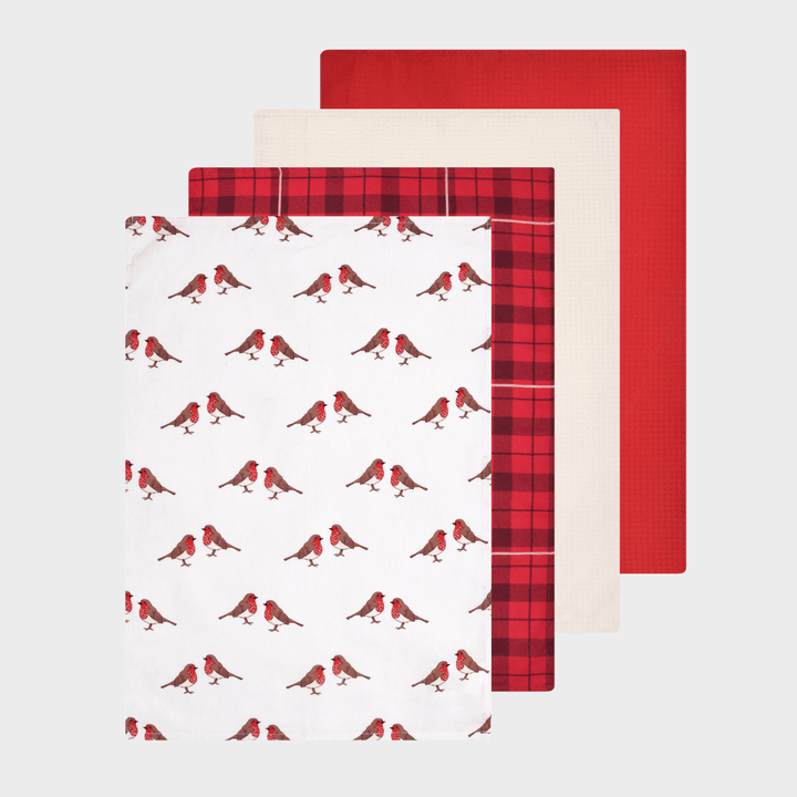Robin Waffe 4pk Tea Towels from You Know Who's