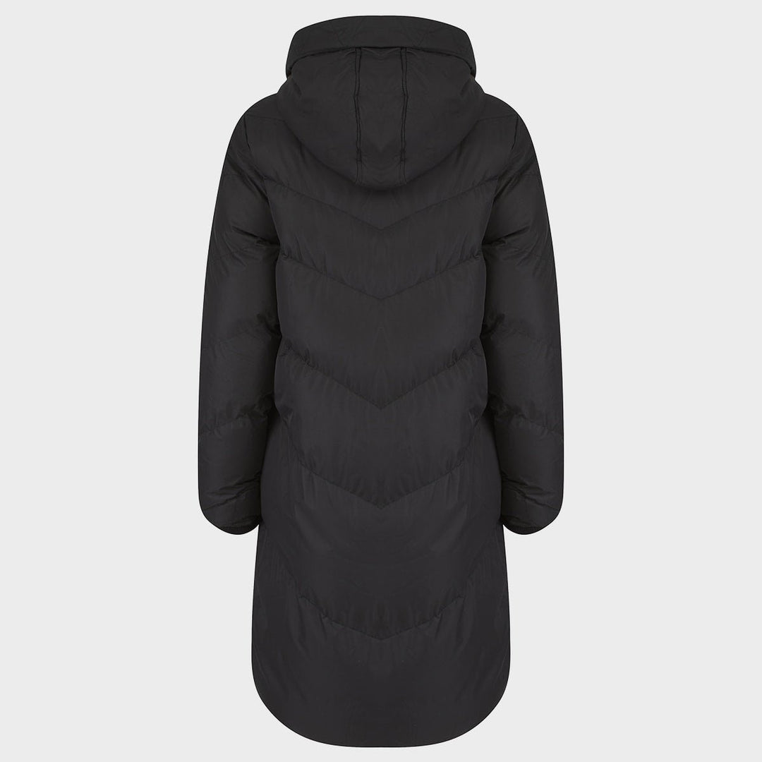 Saint and Sinner Black Quilted Coat from You Know Who's