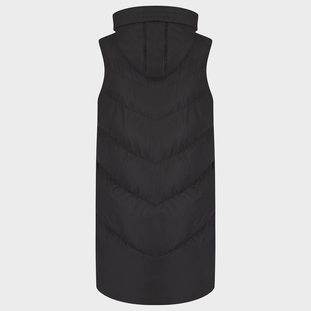 Saint and Sinner Black Quilted Gilet from You Know Who's
