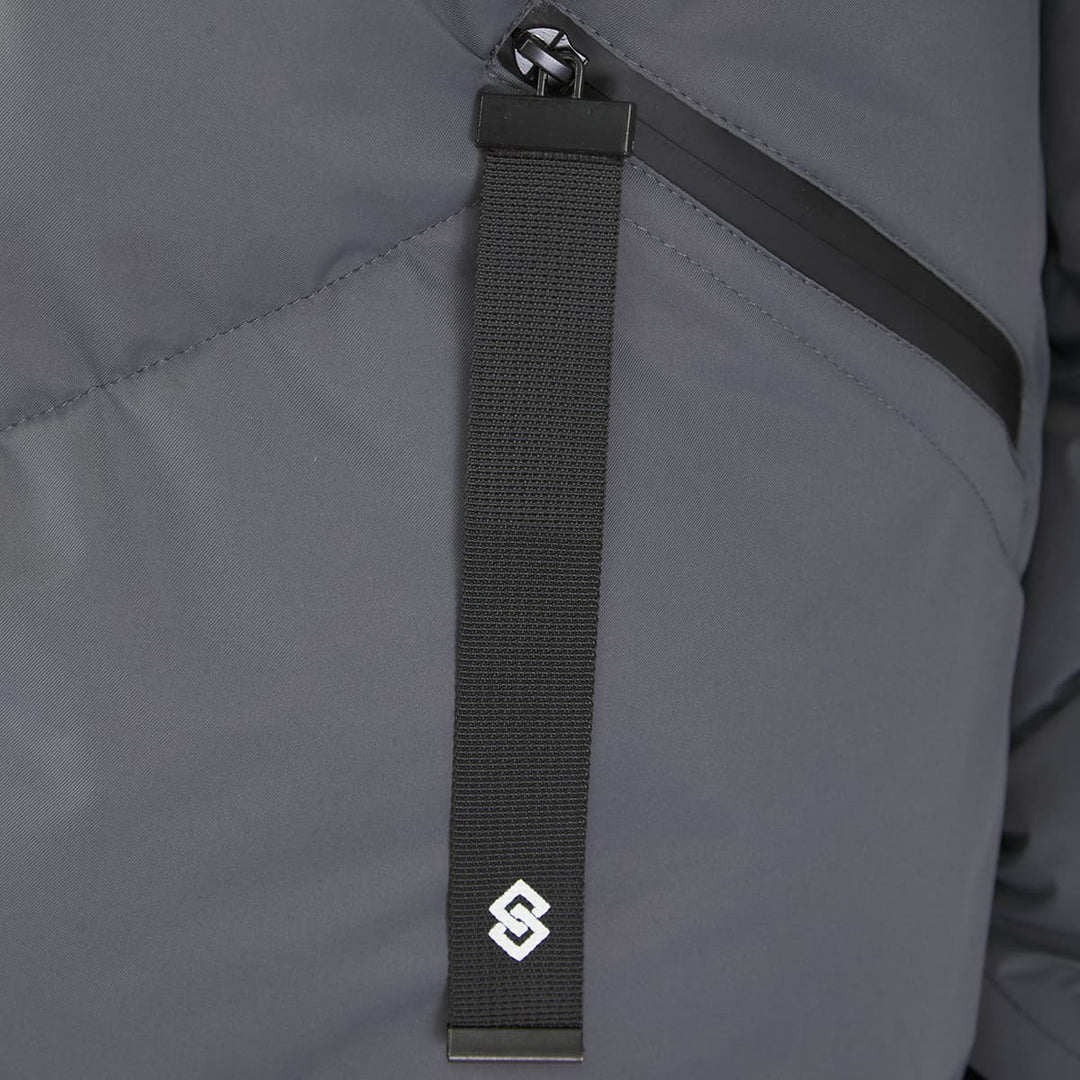 Saint and Sinner Graphite Quilted Coat from You Know Who's