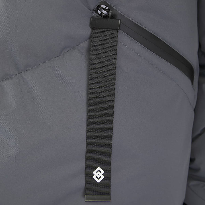 Saint and Sinner Graphite Quilted Coat from You Know Who's