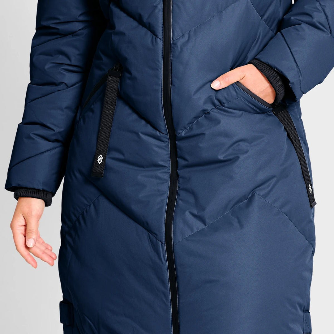 Saint and Sinner Navy Quilted Coat from You Know Who's