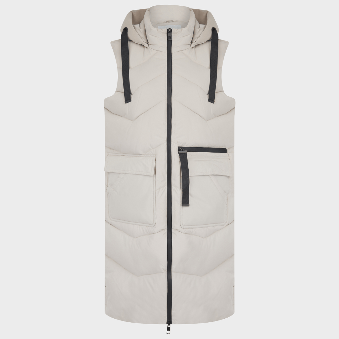 Saint and Sinner Oyster Nyla Gilet from You Know Who's