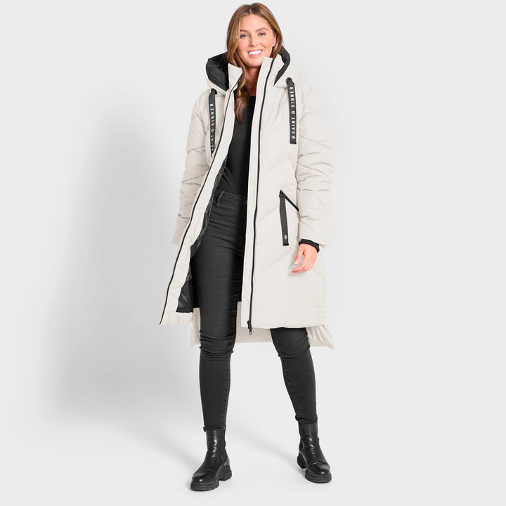 Saint and Sinner Oyster Quilted Coat from You Know Who's