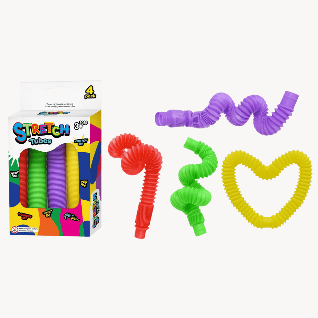 Sensory Stretch Tube Toy 4pk from You Know Who's