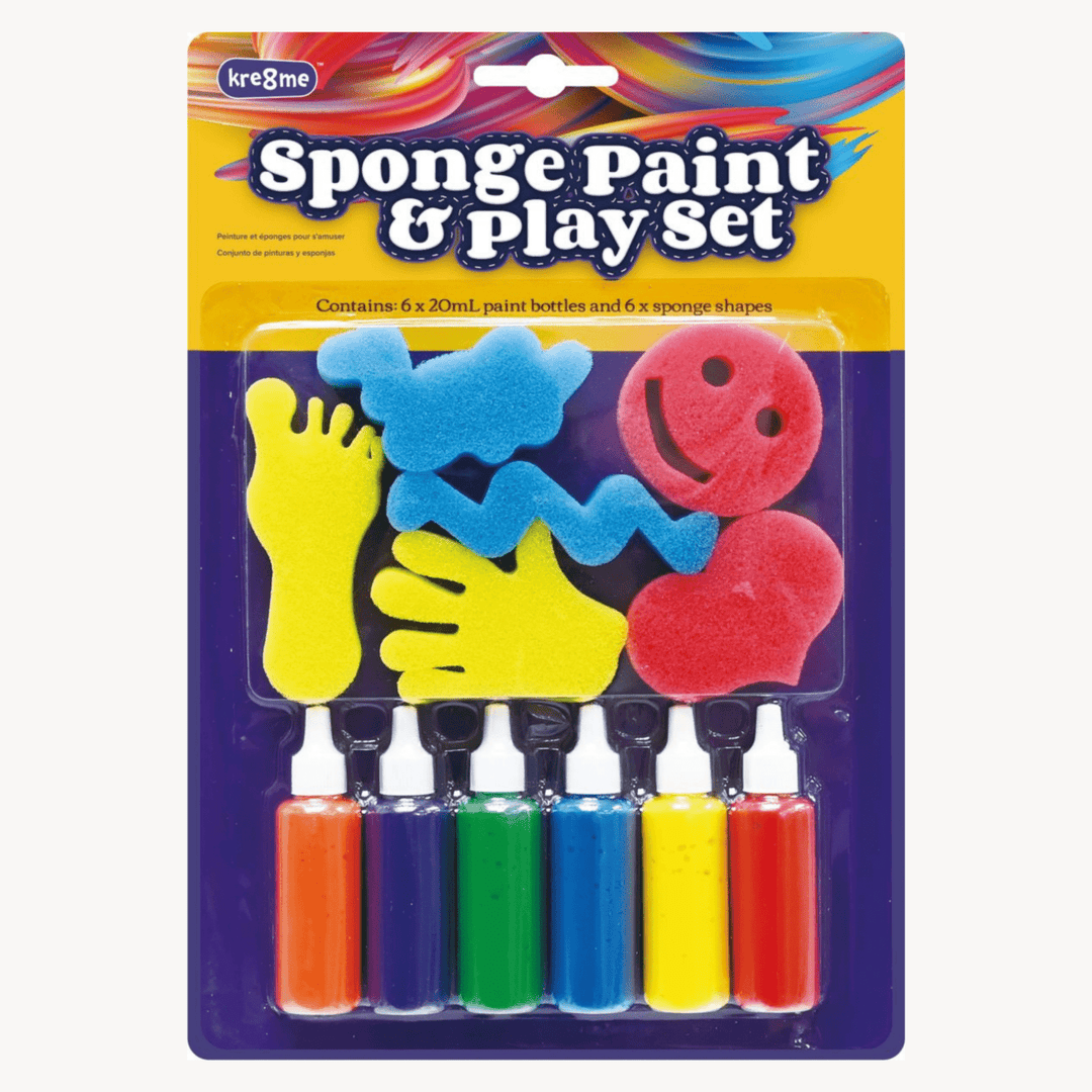 Sponge Paint Play Set 12 Pack from You Know Who's