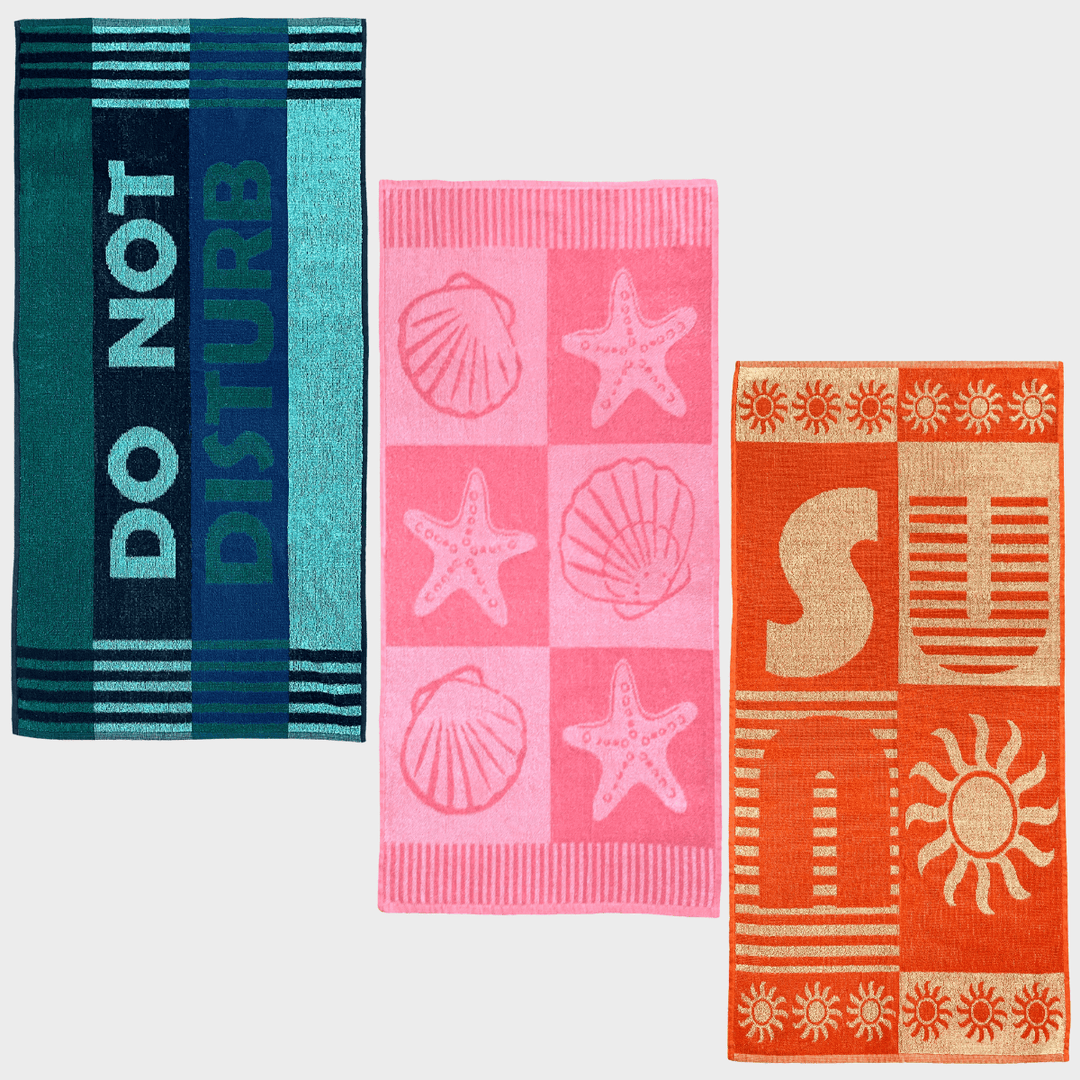 Terry Jacquard Beach Towel 60 x 125cm from You Know Who's