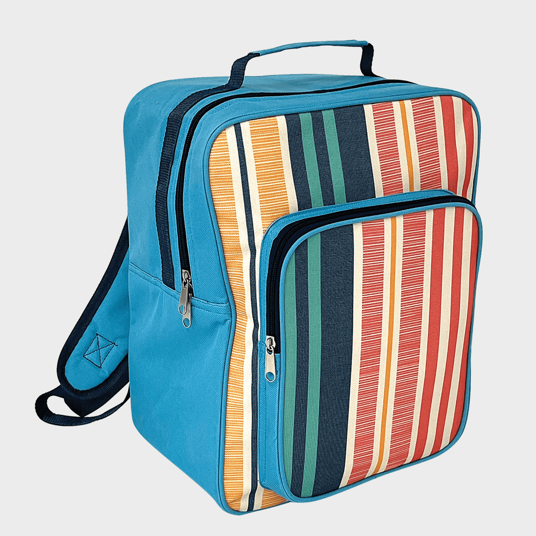 Textured Stripe Backpack Insulated Cooler Bags - 17 Litre Capacity from You Know Who's