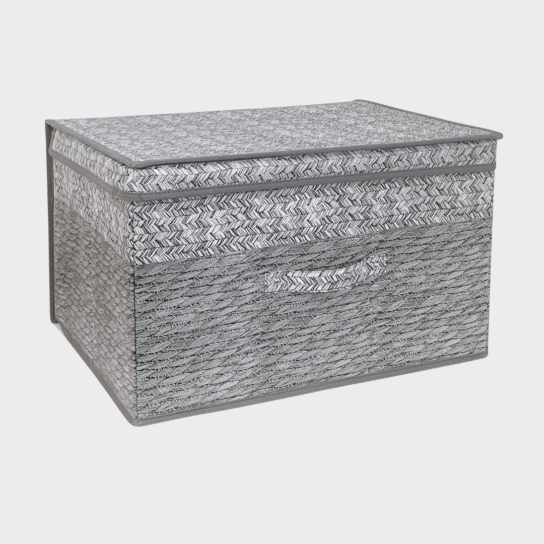 Jumbo Storage Chest - Grey Weave from You Know Who's