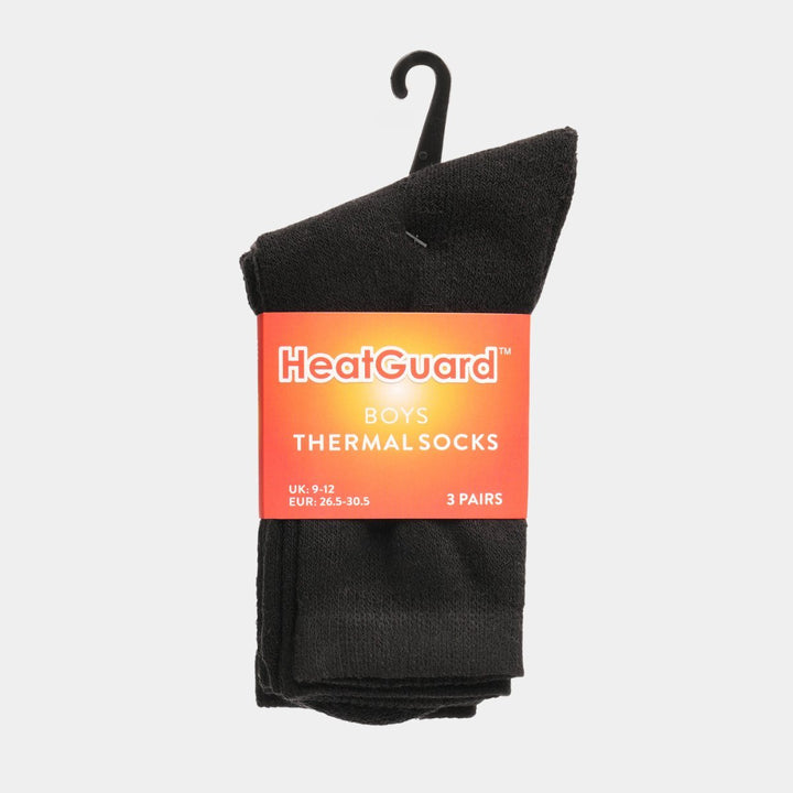 Kids 3pk Black Thermal Socks from You Know Who's
