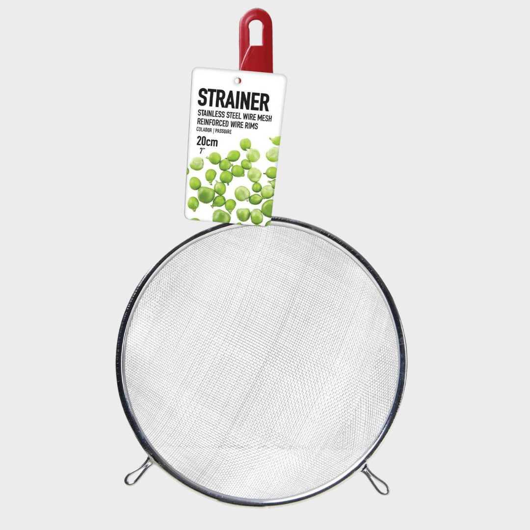 WIRE STRAINER W/PL HANDLE 20CM from You Know Who's