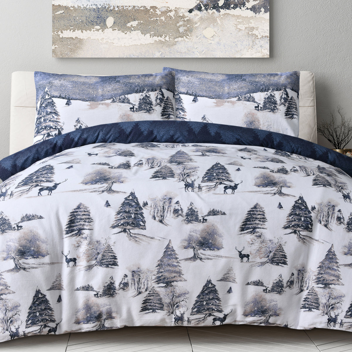 Sleepdown Winter Scene Duvet Set