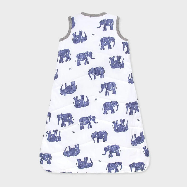 1.0 Tog Blue Elephant Organic Baby sleep Bag from You Know Who's