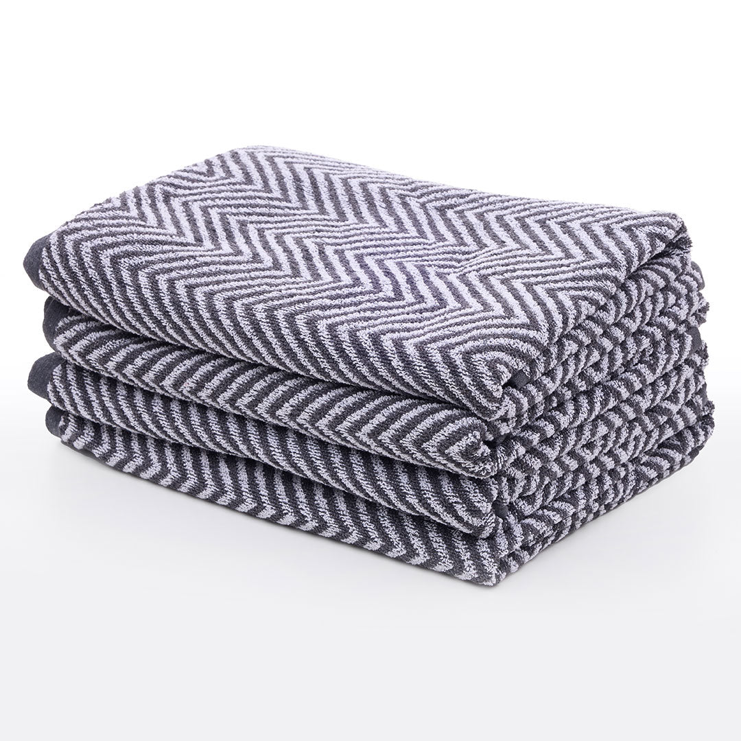 100% Cotton Charcoal Zig Zag Sheets from You Know Who's