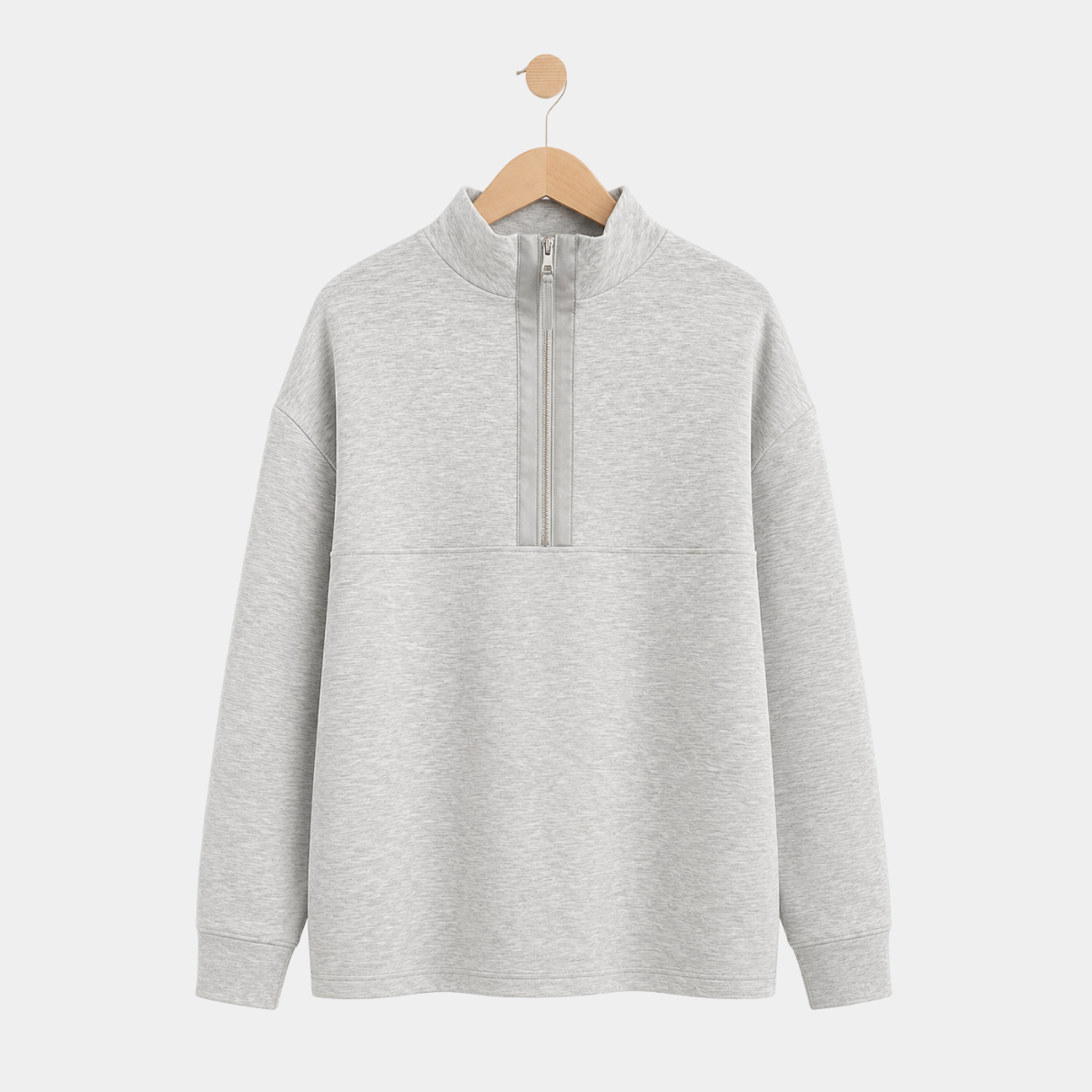 Ladies Half Zip Sweatshirt