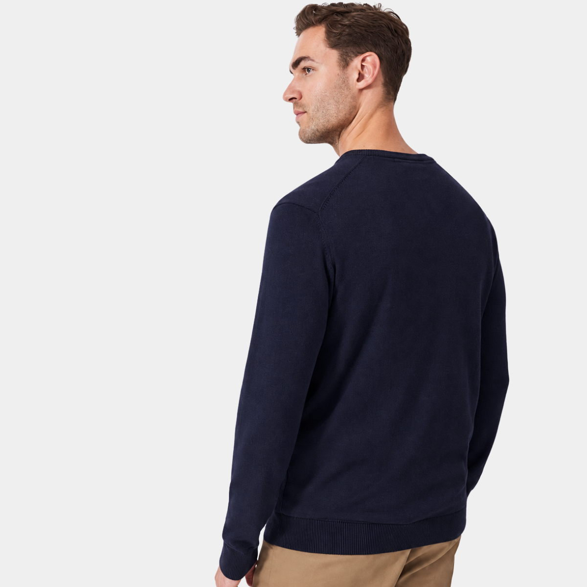 Mens V Neck Jumper