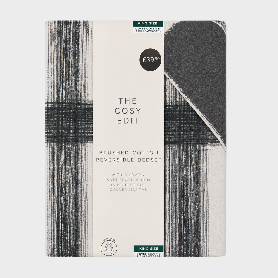 Charcoal Mix Duvet Set
