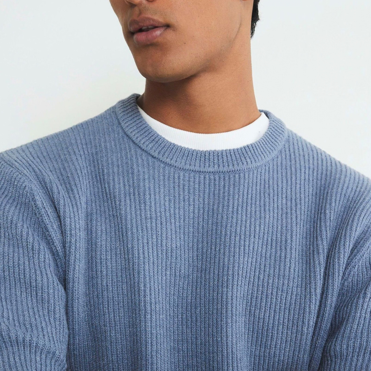 Mens RI Crew Neck Knitted Jumper