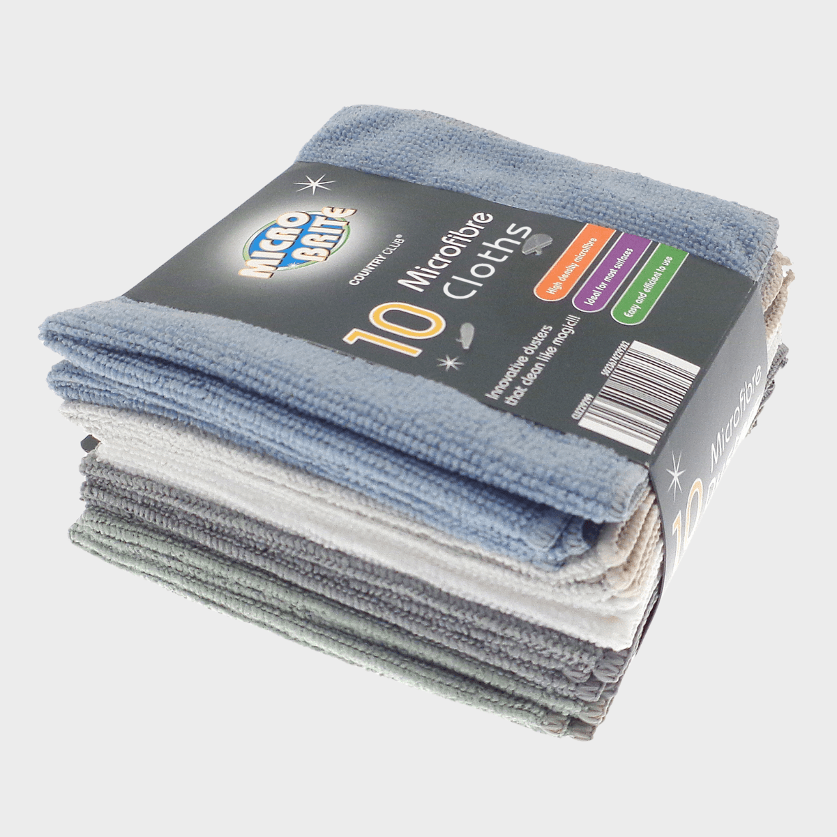 10Pk Microfibre Cloths from You Know Who's