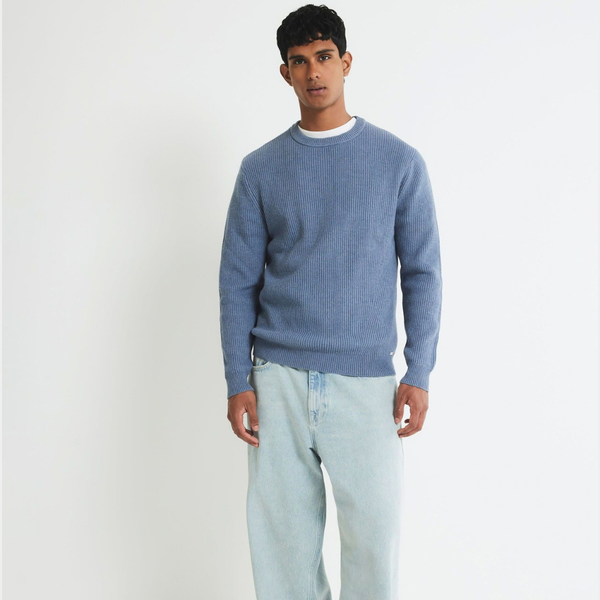 Mens RI Crew Neck Knitted Jumper