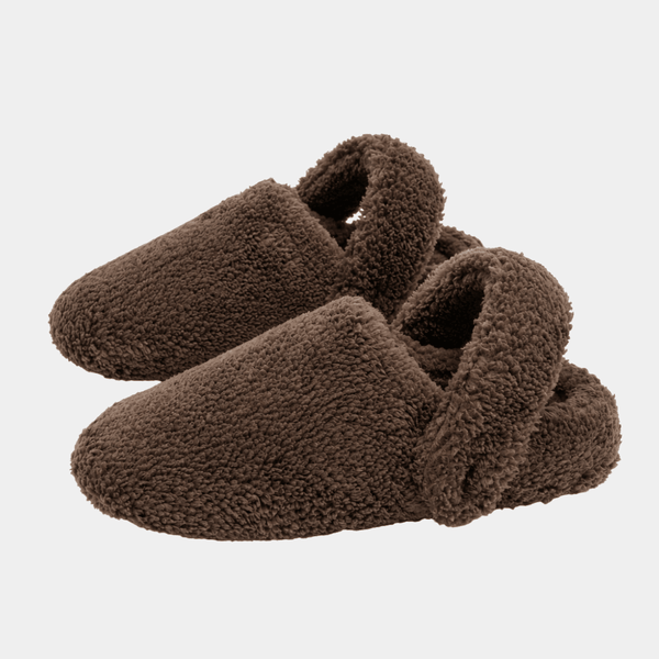 Ladies Borg Slippers