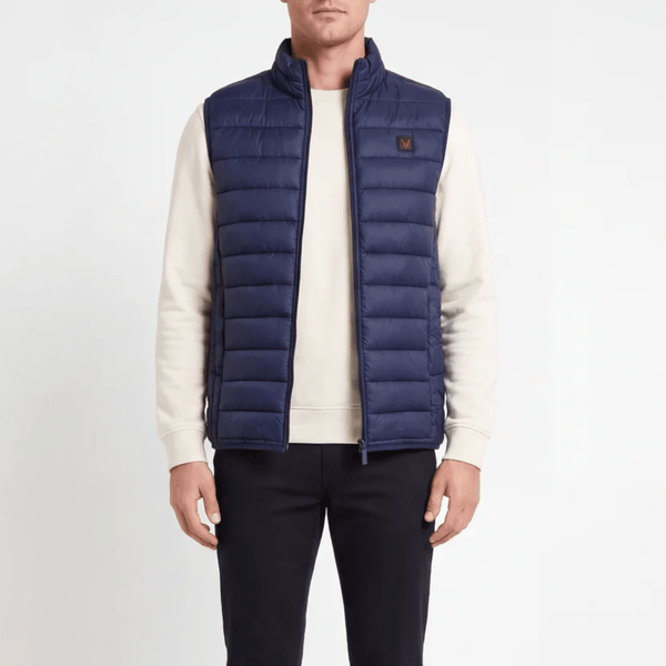 Mens Zip Pocket Contrast Gilet from You Know Who's