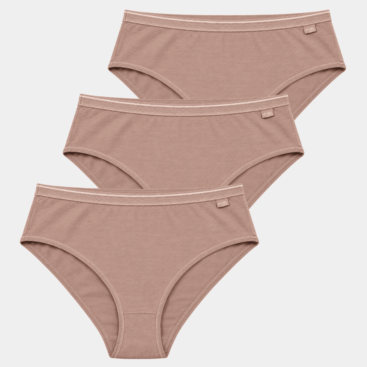 Ladies 3pk Sloggi Mid Rise Brief from You Know Who's