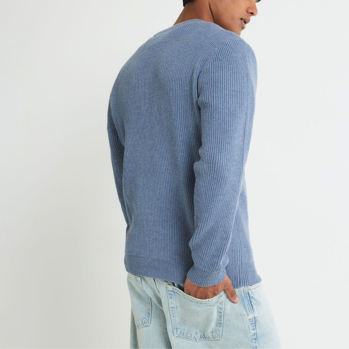 Mens RI Crew Neck Knitted Jumper