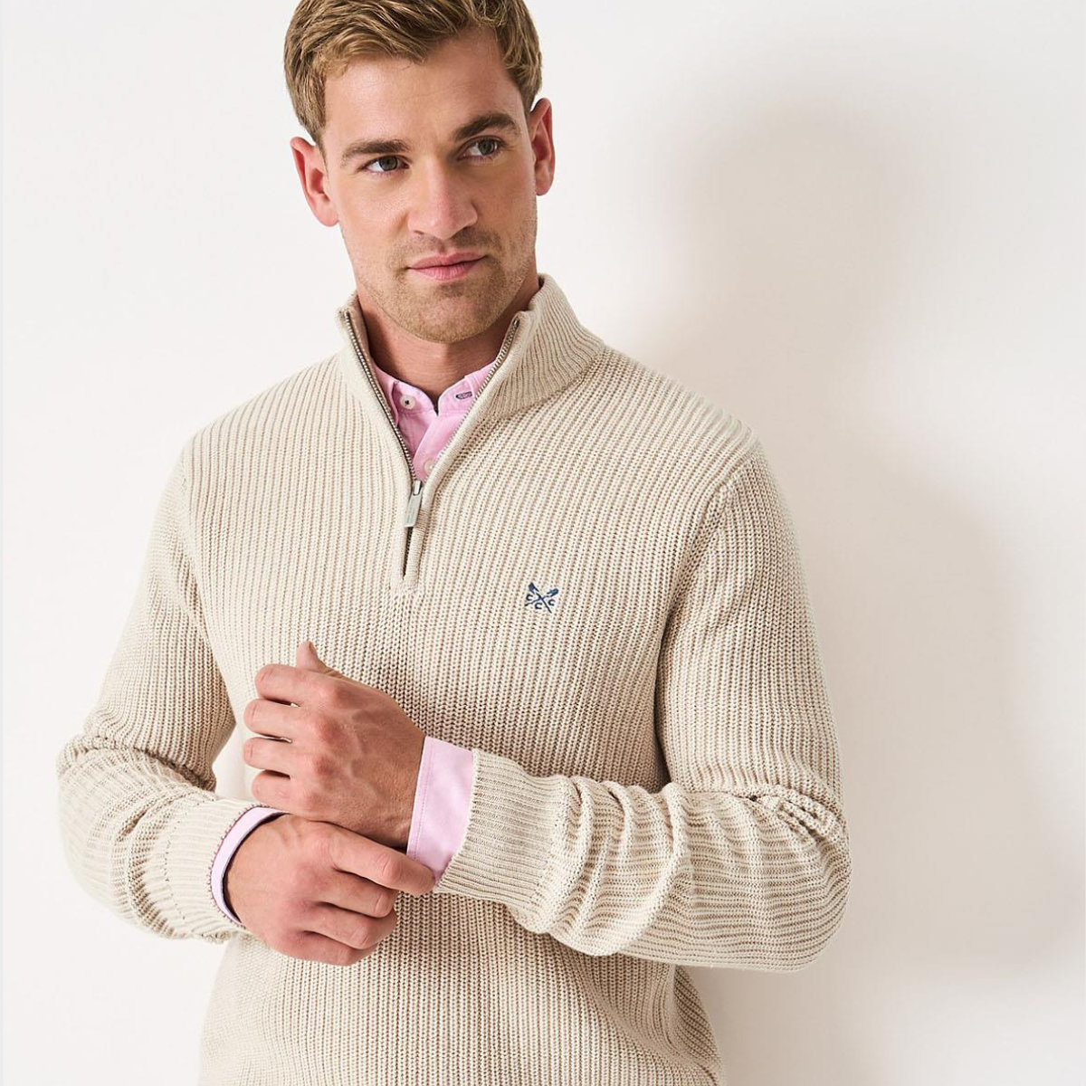 Mens Knit 1/4 Zip