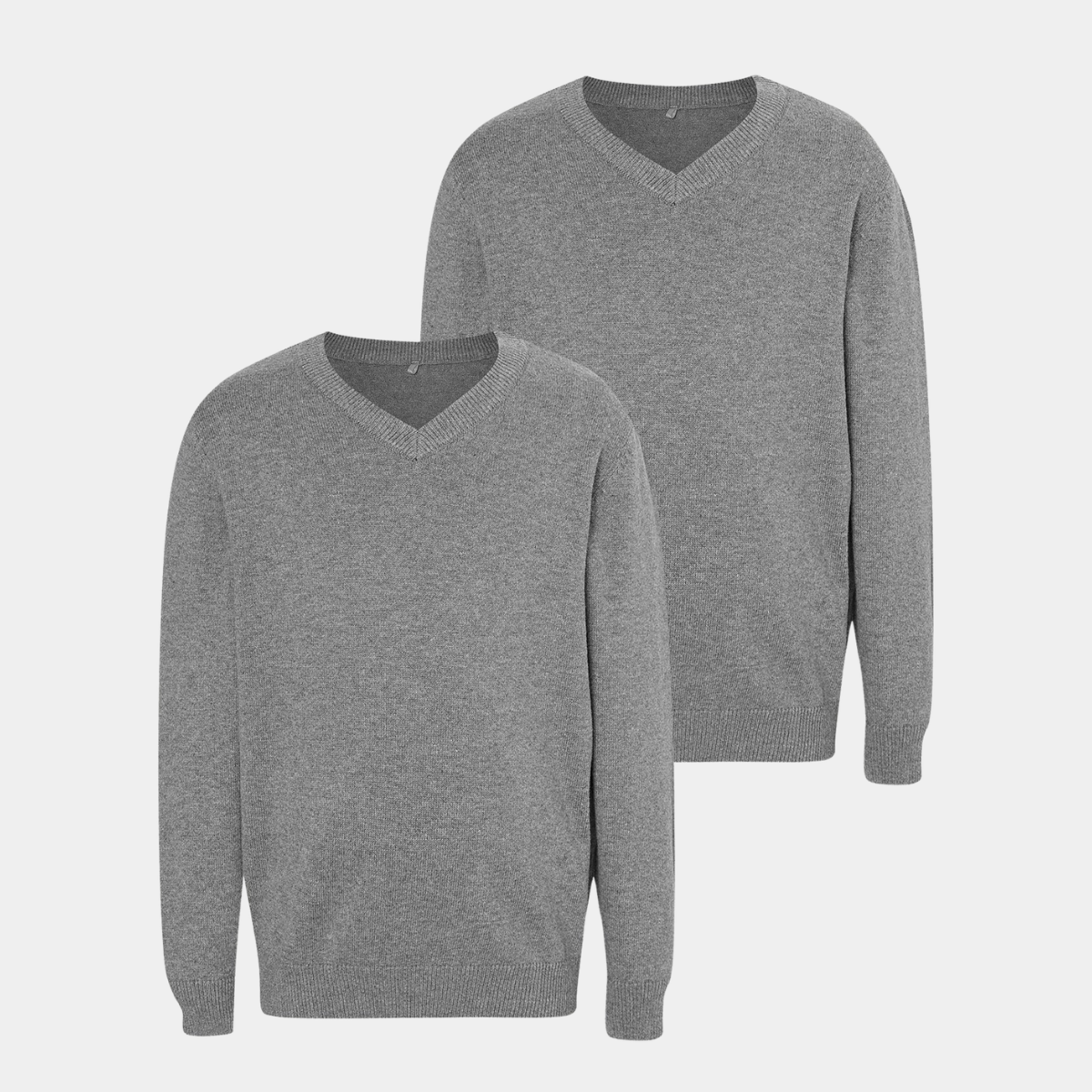 Kids 2pk V Neck School Sweater