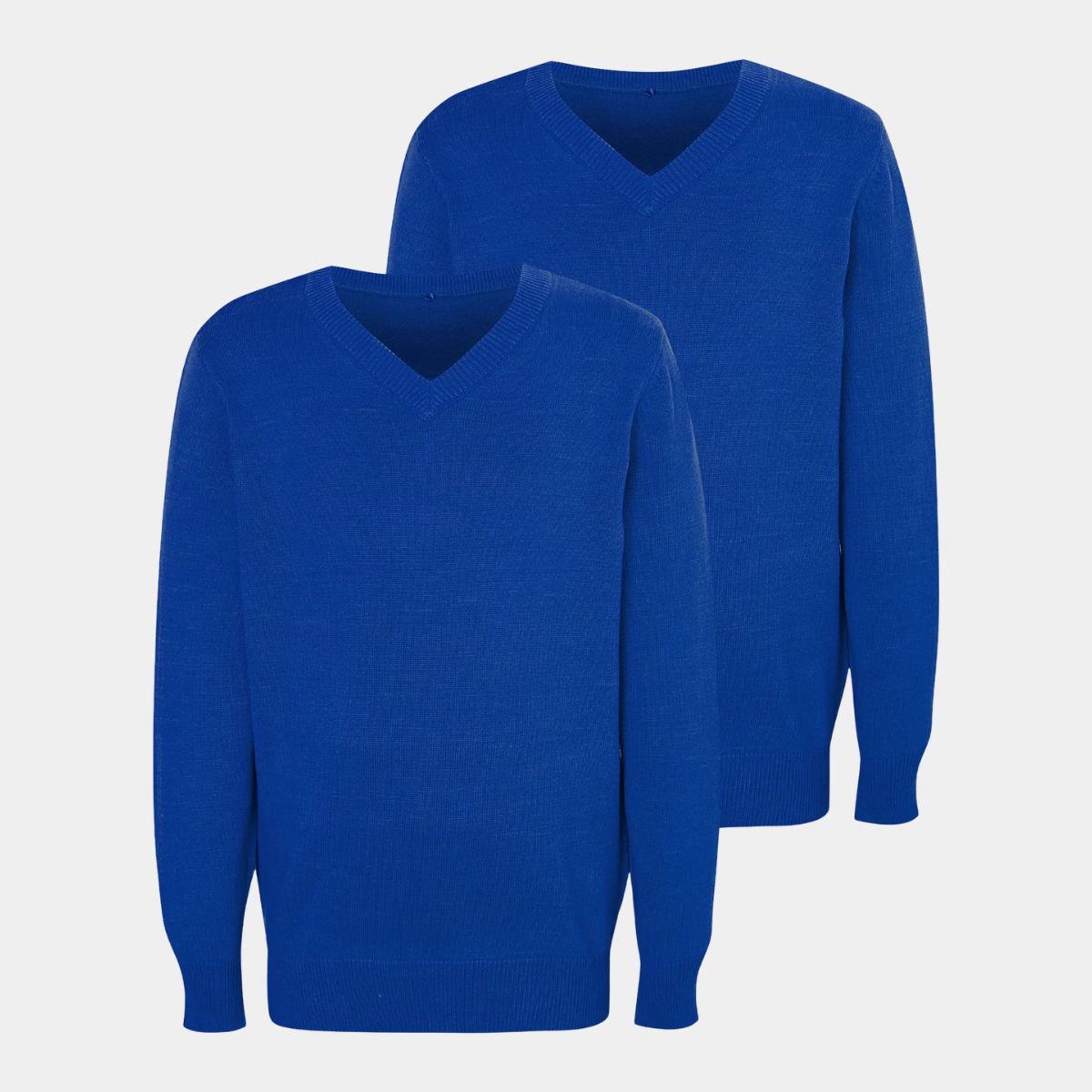 Kids 2pk V Neck School Sweater