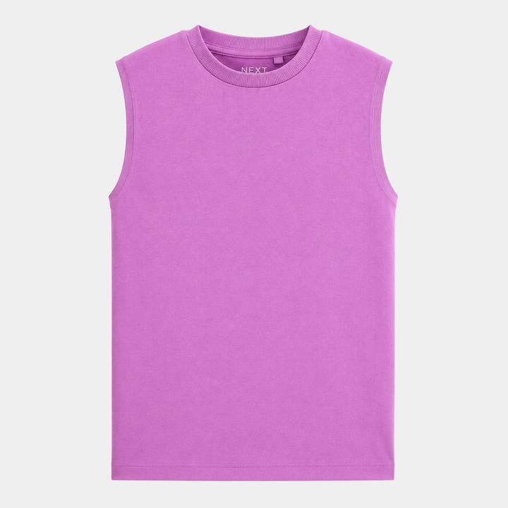 Kids Purple Crew Neck Vest
