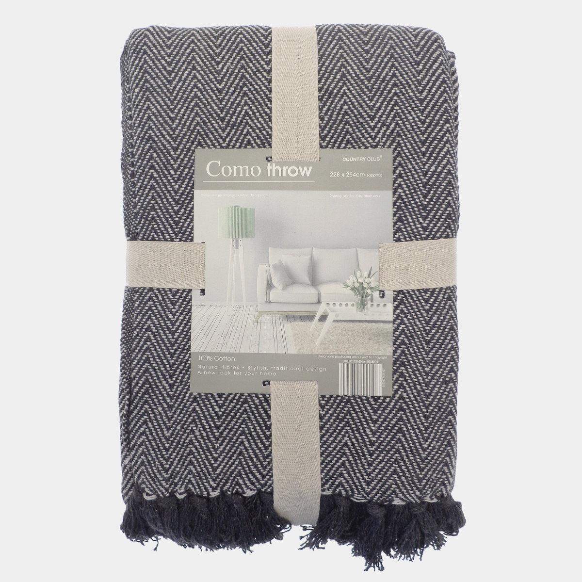 Como Design Cotton Throw 170 x 200cm