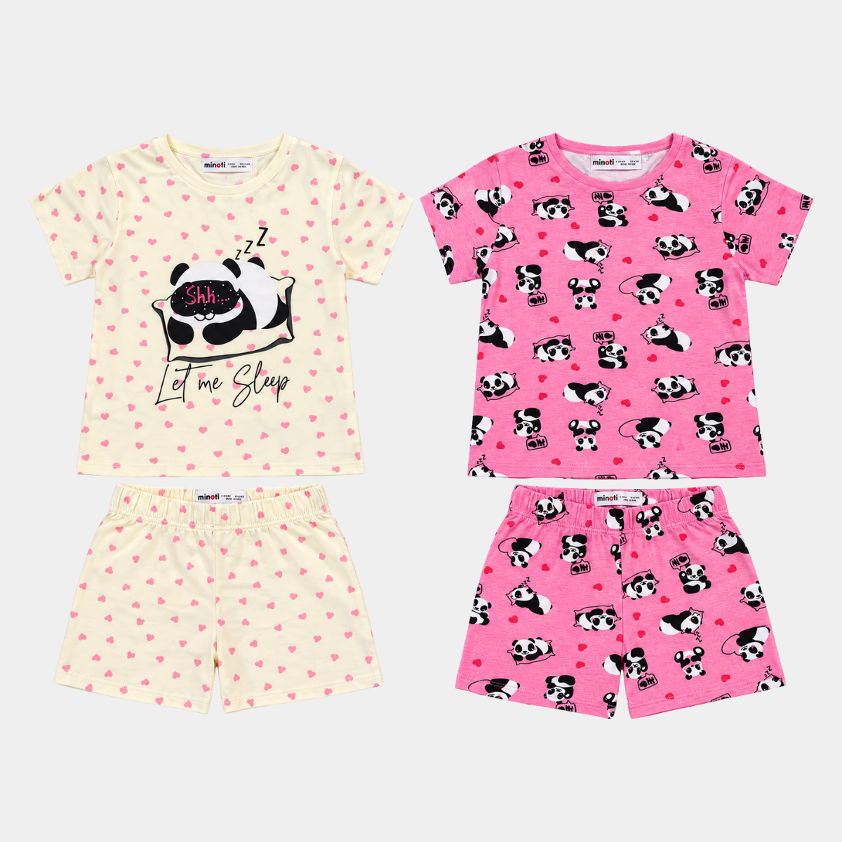 Girls 2pk Shorty Pyjama set