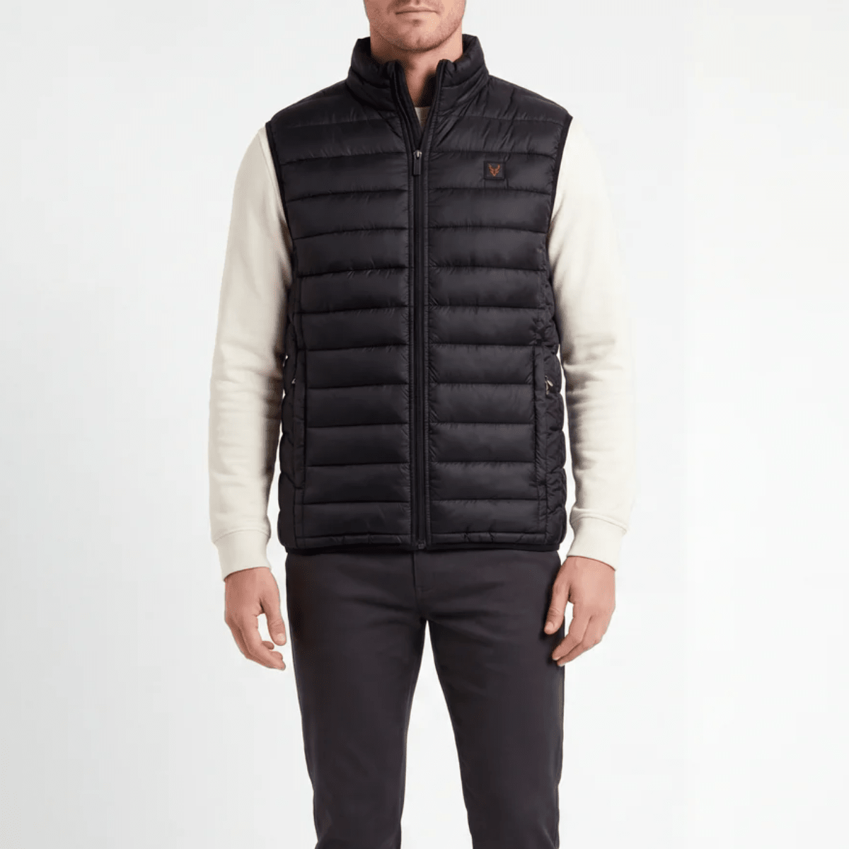Mens Zip Pocket Contrast Gilet from You Know Who's