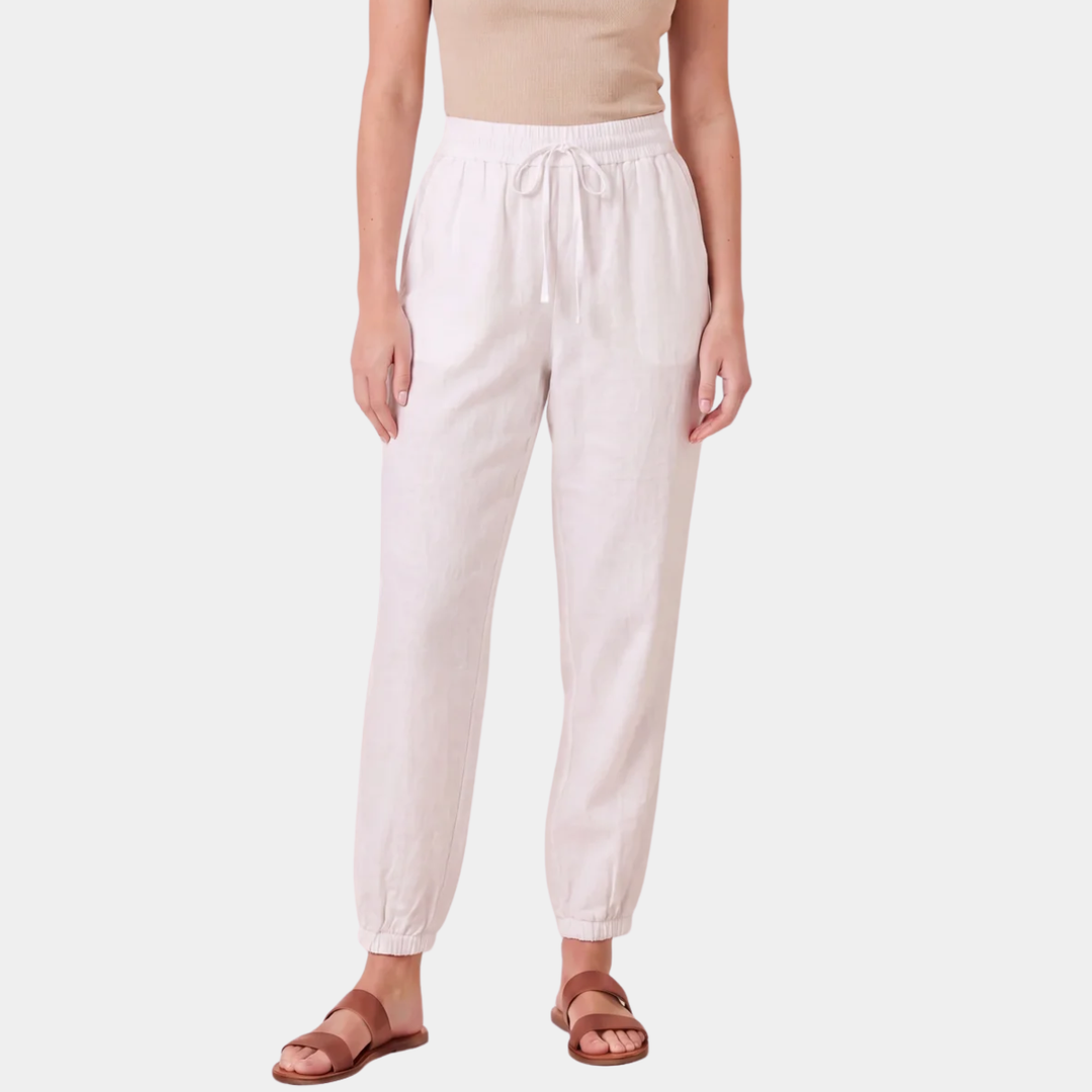 Ex Store Ladies White Linen Culottes