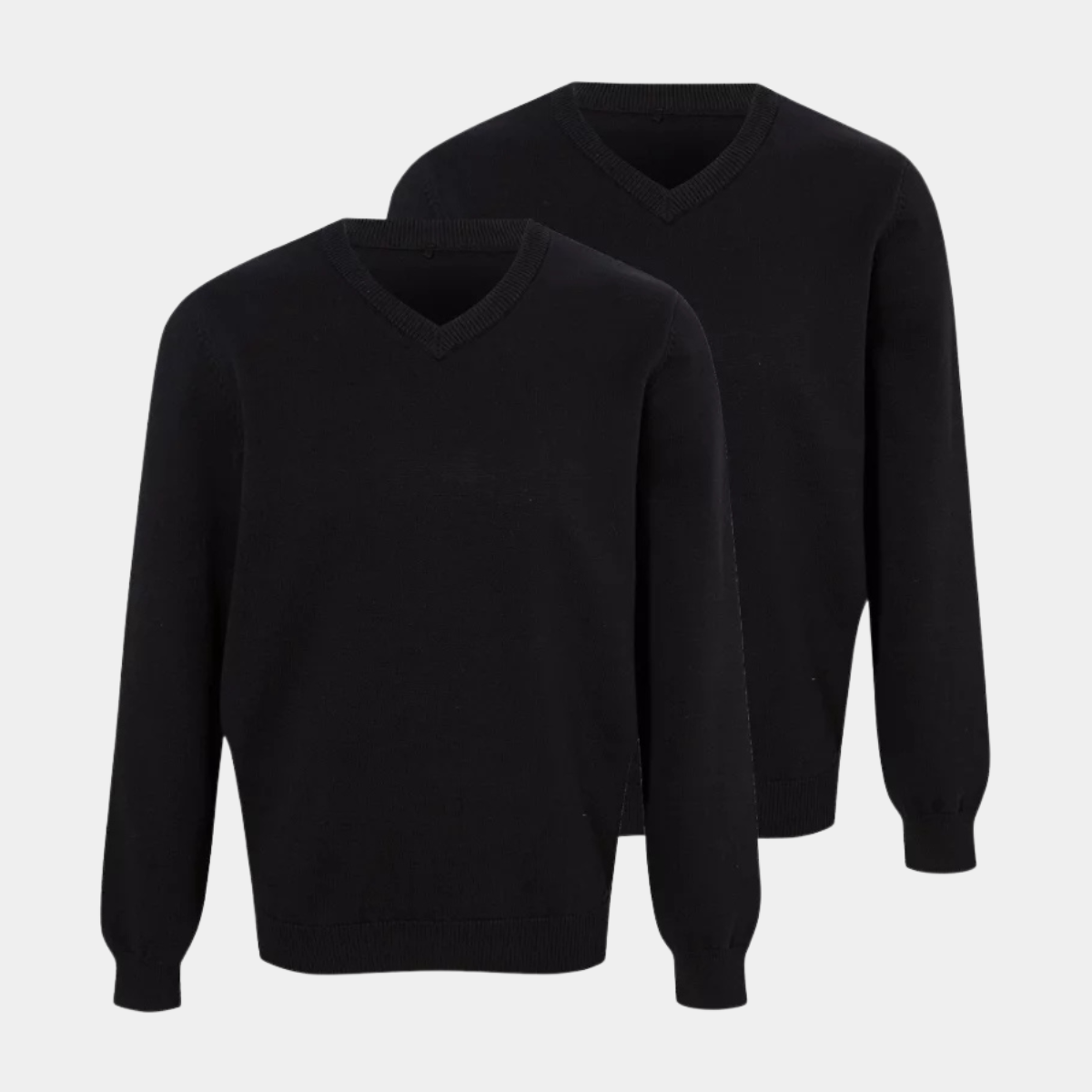 Kids 2pk V Neck School Sweater