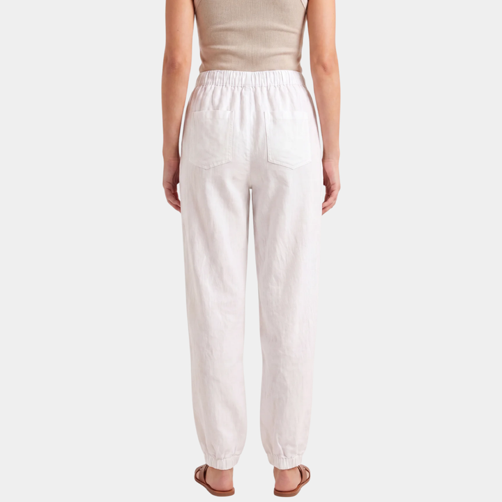 Ex Store Ladies White Linen Culottes