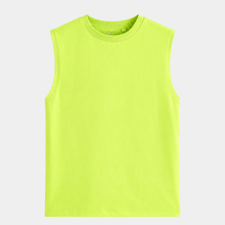 Kids Lime Crew Neck Vest