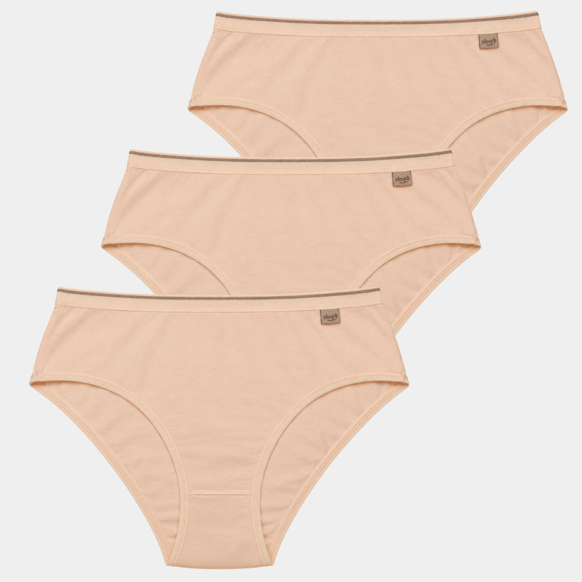 Ladies 3pk Sloggi Mid Rise Brief from You Know Who's