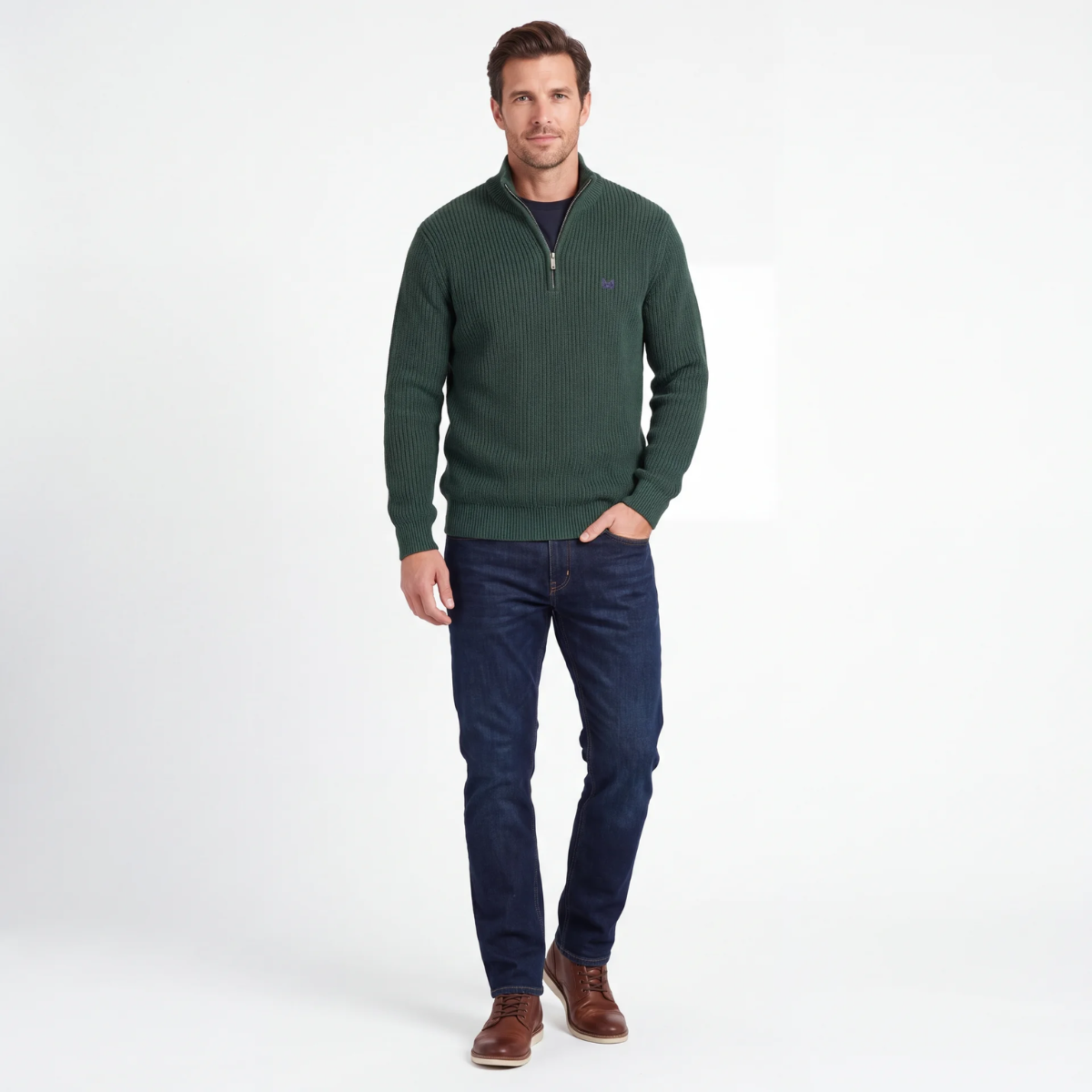 Mens Knit 1/4 Zip