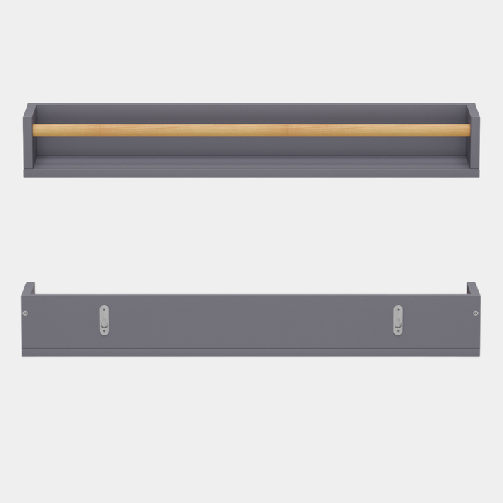 Shelf With Pine Rail - 60cm