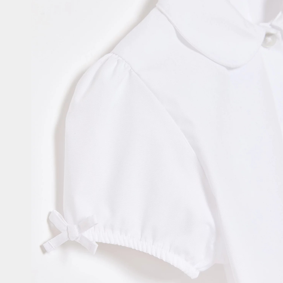 Girls Bow Sleeve 2pk School Polo Shirt
