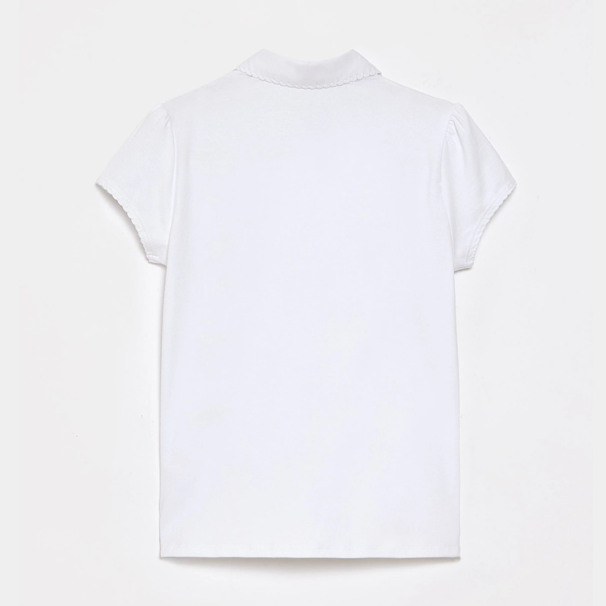 Girls Cotton Stretch 2pk School Polo Top