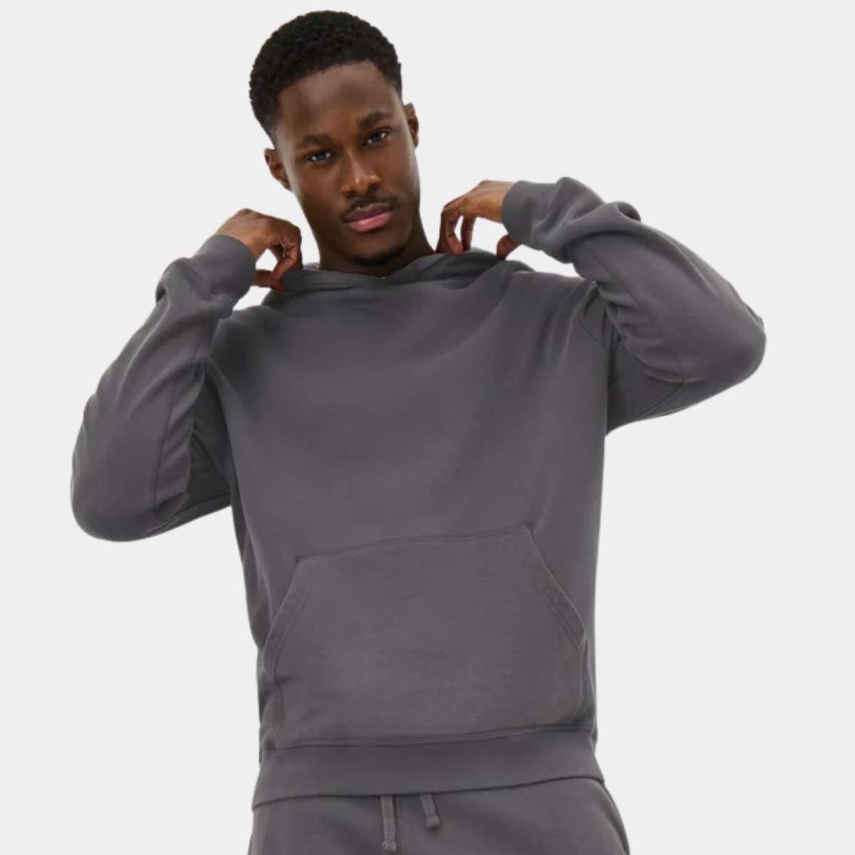 Mens Grey Hoodie