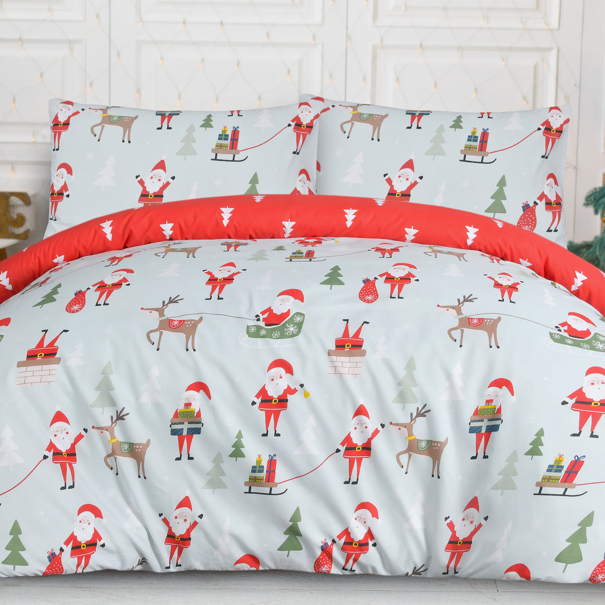 Sleepdown Santa Duvet Set