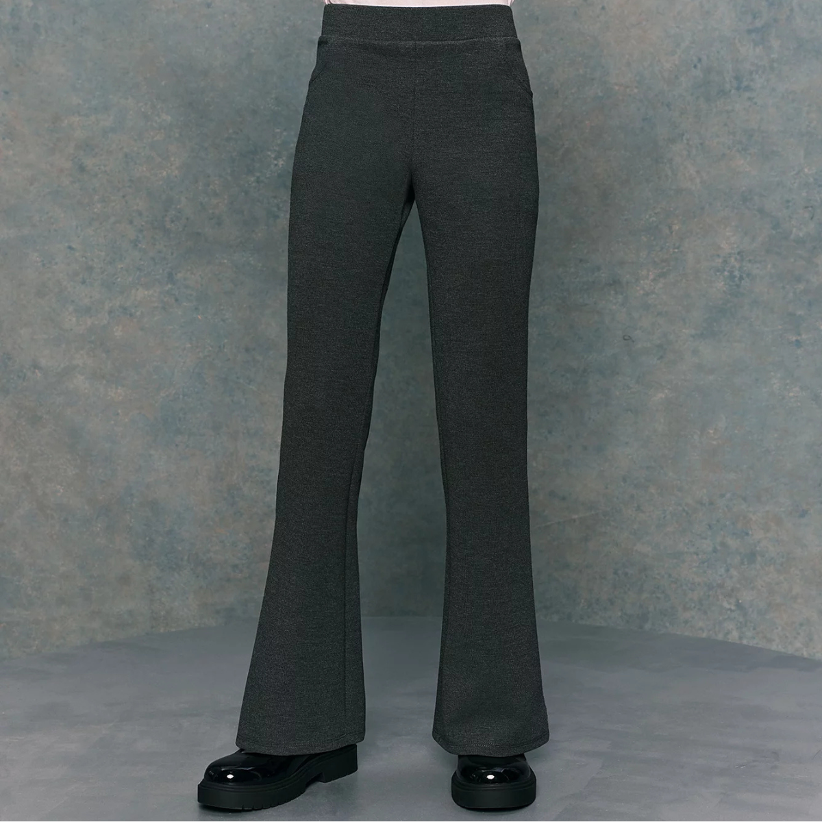Girls Kick Flare 2pk School Trouser