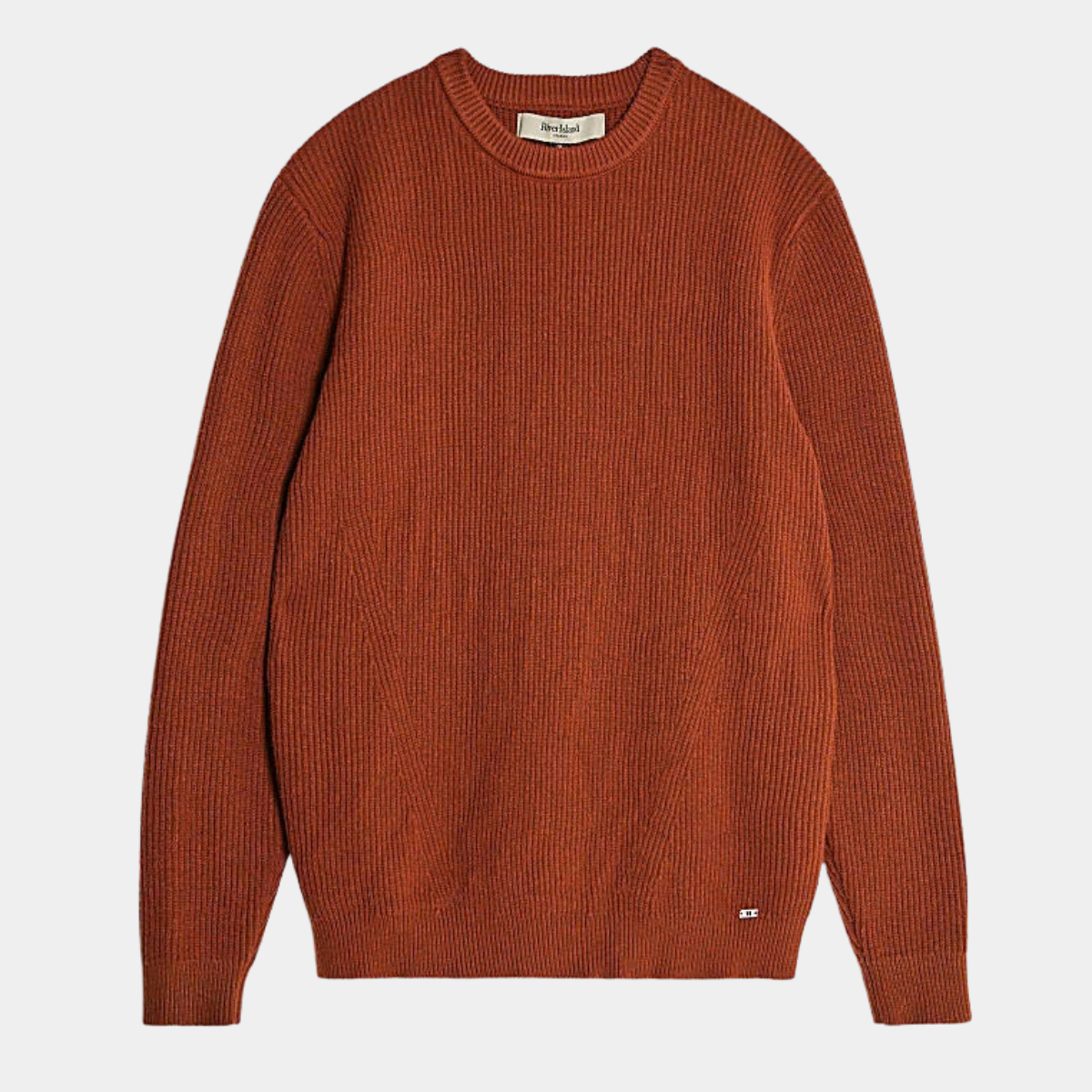Mens RI Crew Neck Knitted Jumper