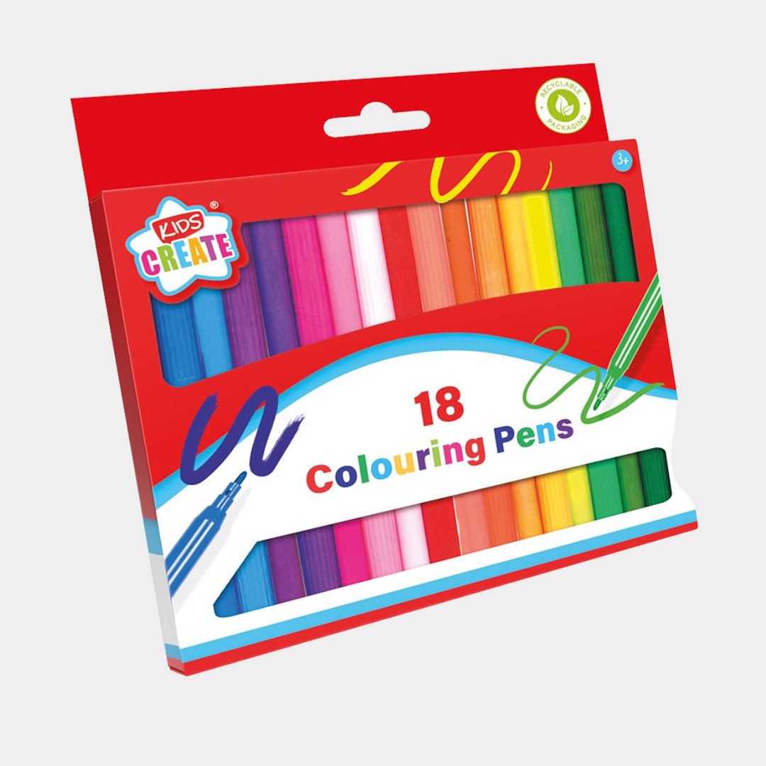18 Fibre Tip Colouring Pens from You Know Who's